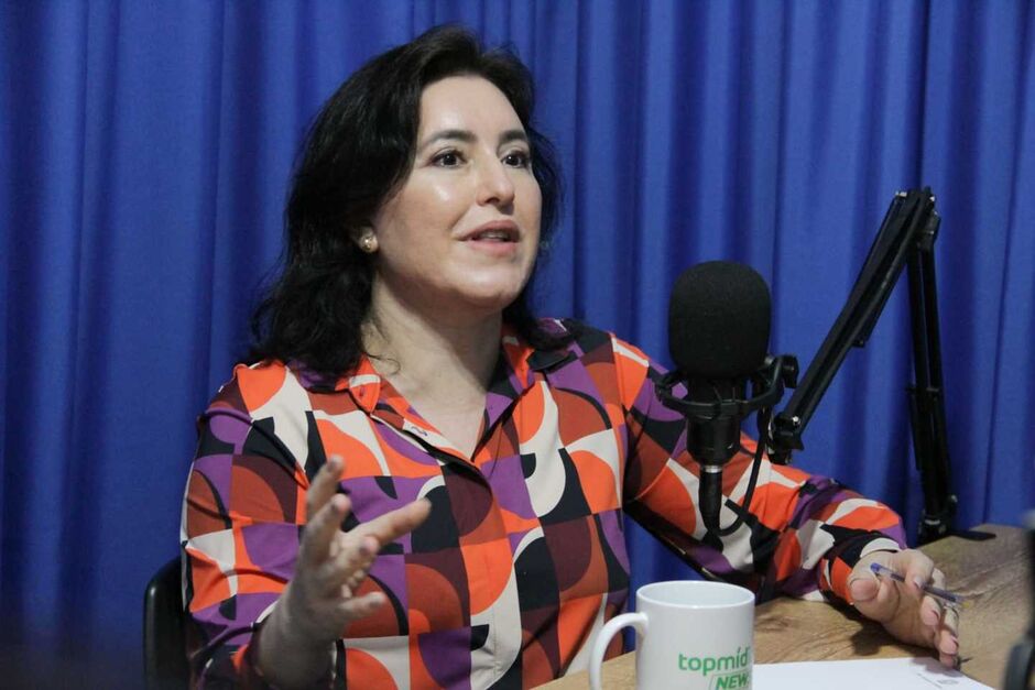 Senadora Simone Tebet continua com 1% em intenções de voto