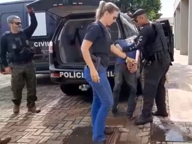 Assassino chega à Deam em Campo Grande
