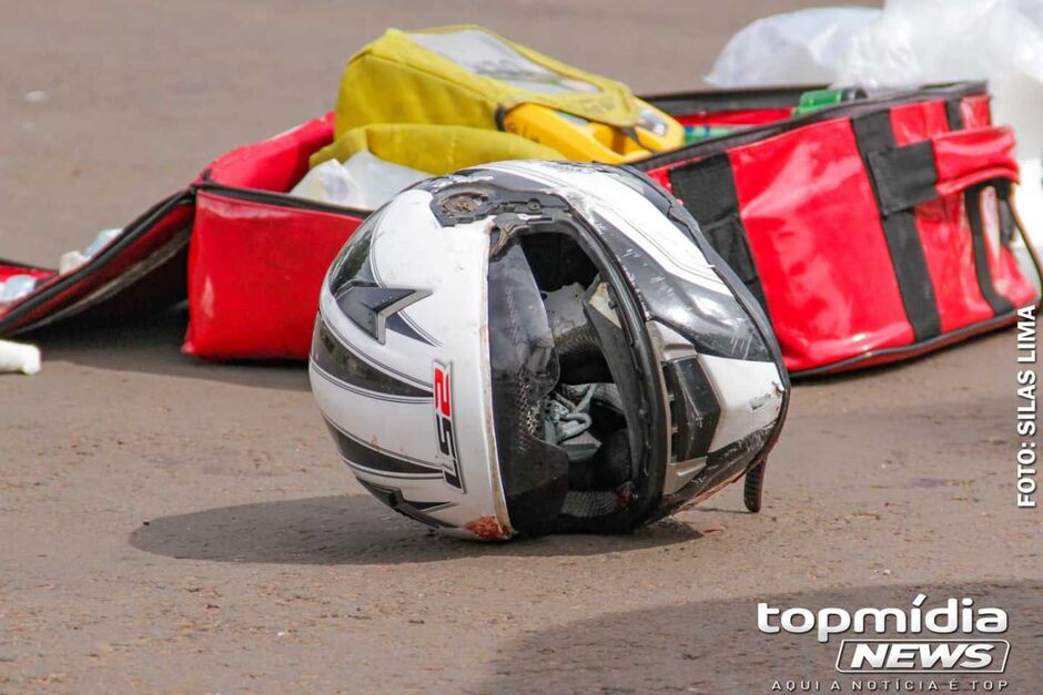 O Corpo de Bombeiros foi acionado e fez a reanimação do motociclista