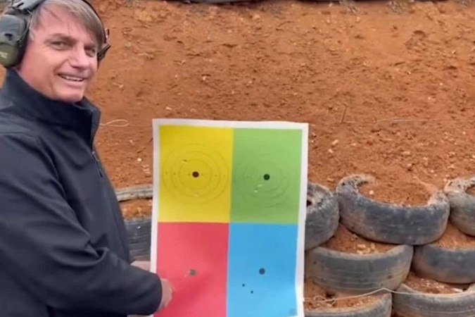 Bolsonaro provocou o petista perante a apoiadores