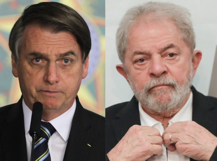 Lula lidera pesquisa bem a frente de Bolsonaro