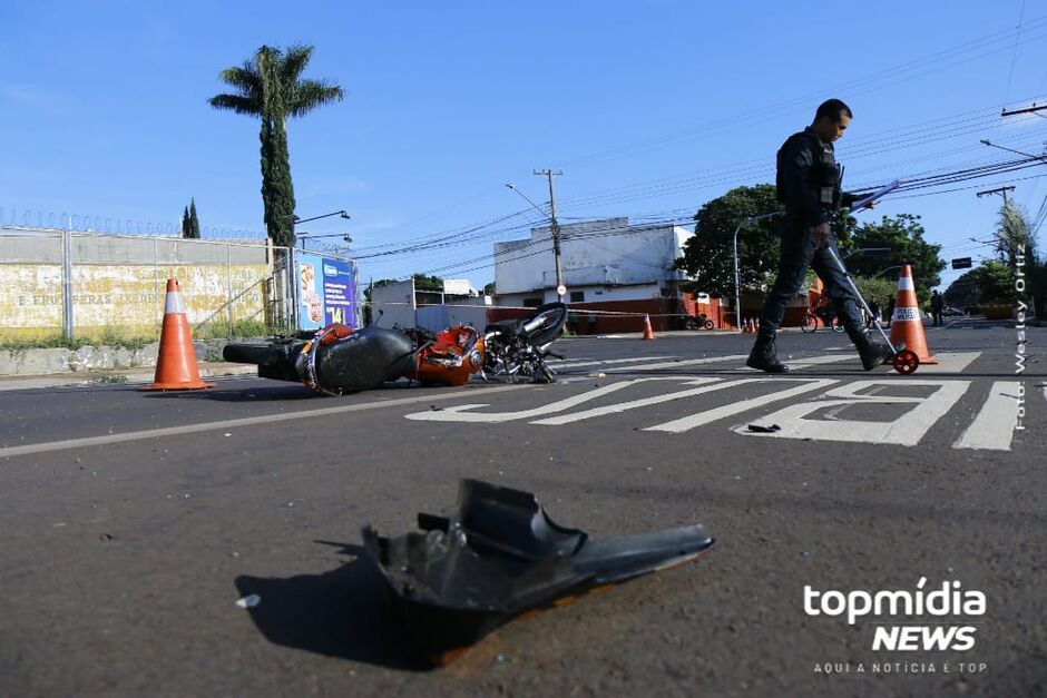 Vítima morreu na hora após ser atropelada pelo veículo