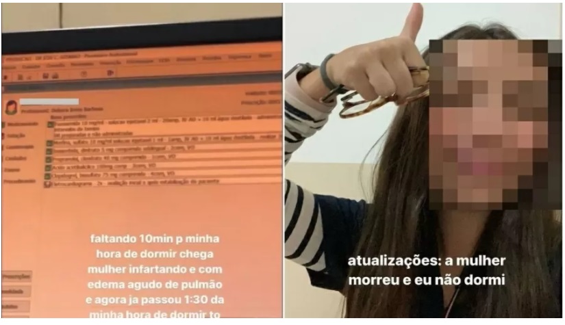 Estudante de medicina debochou da morte de paciente