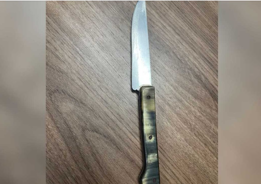Faca usada no crime