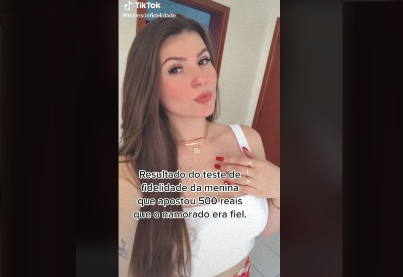 A blogueira Luiza testou o noivo de uma seguidora, e ele foi reprovado
