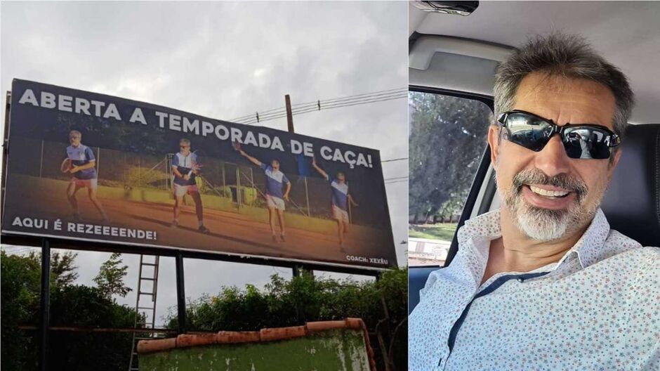 Rezende, sempre com sorriso no rosto e alegrando ao redor