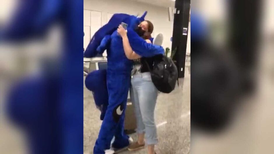 Recepção foi feita no aeroporto de Campo Grande