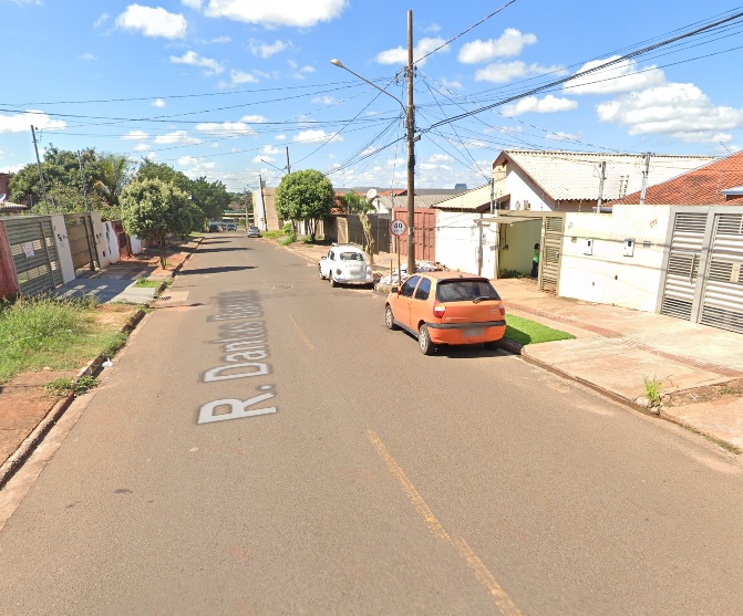 Rua onde o assalto aconteceu