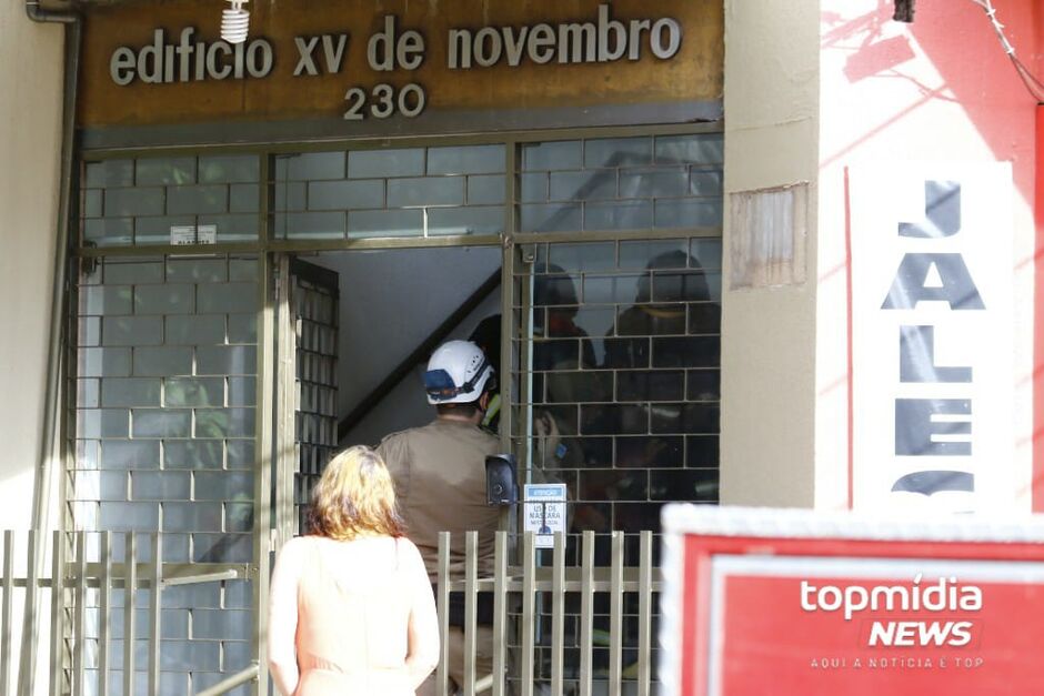 Fogo tomou conta de apartamento