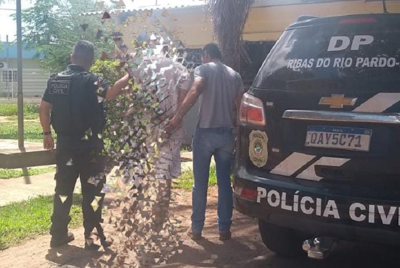 Assassino foi preso em Ribas do Rio Pardo