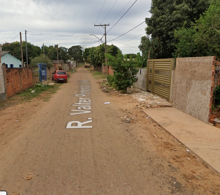 Rua onde o assassinato aconteceu