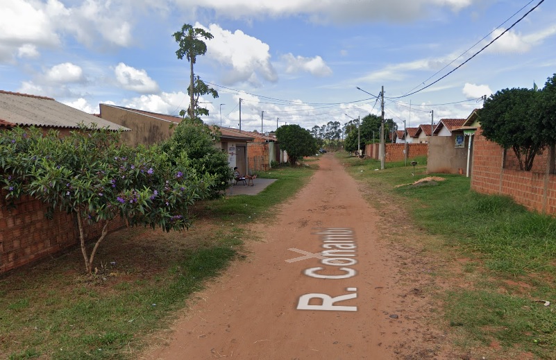 Rua onde o crime aconteceu