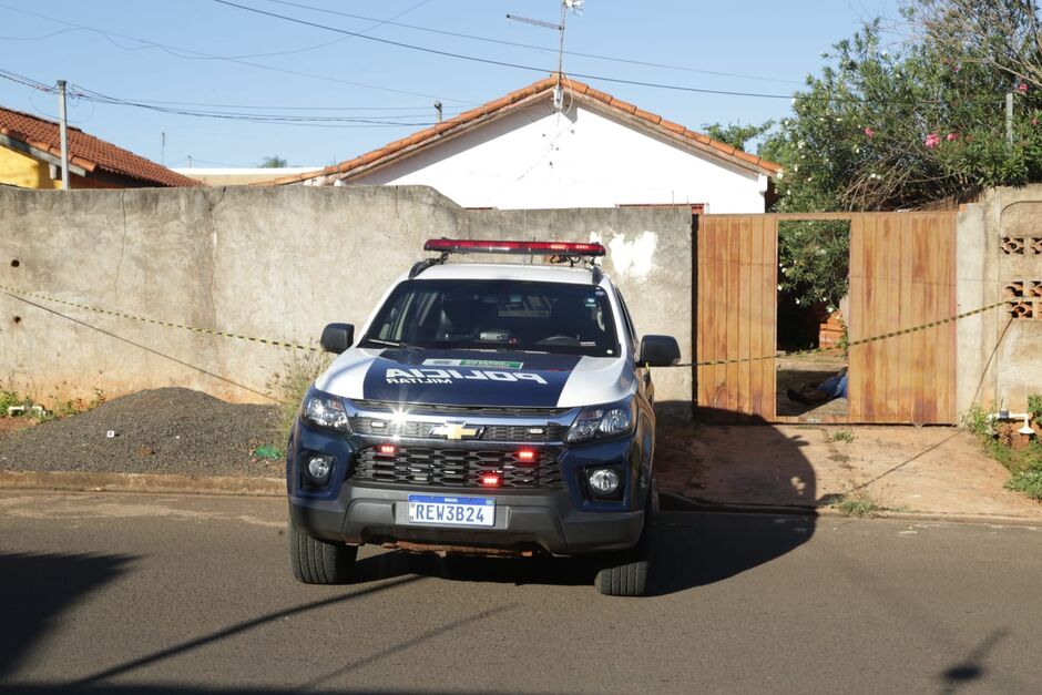 A Polícia foi acionada e isolou o local