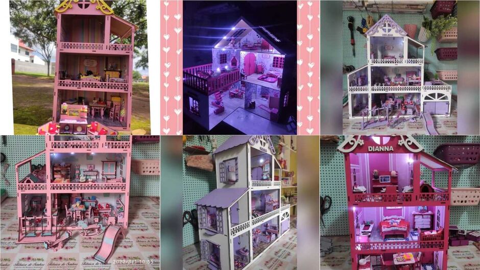 Casinhas de MDF infantil