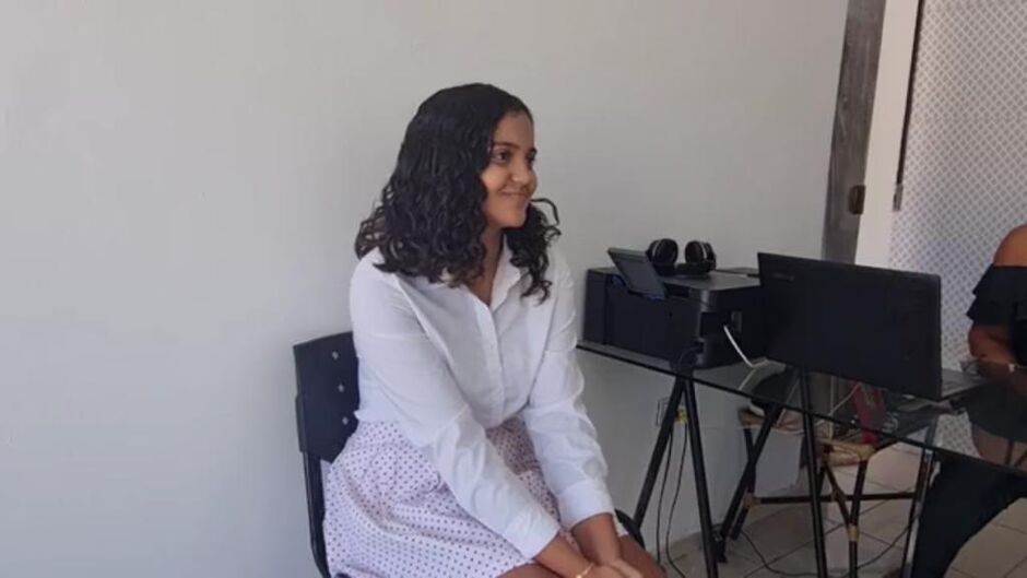 Rithianne foi aprovada no vestibular aos 16 anos