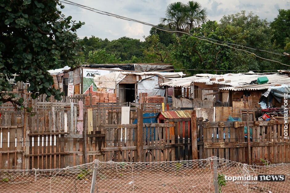 Favela em Campo Grande - Imagem ilustrativa