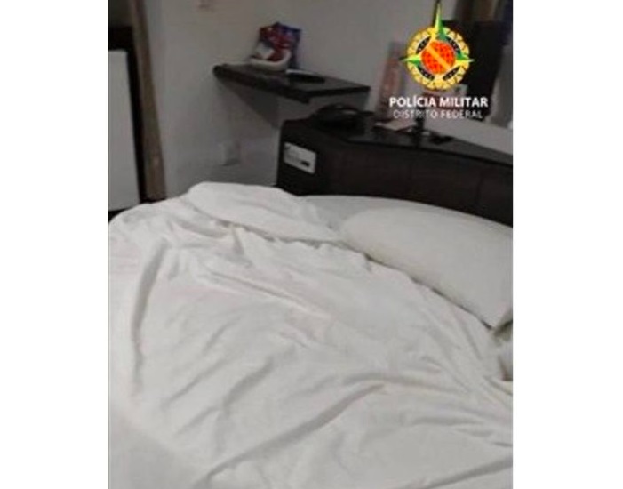 Foi a gerência do motel que acionou a PM 