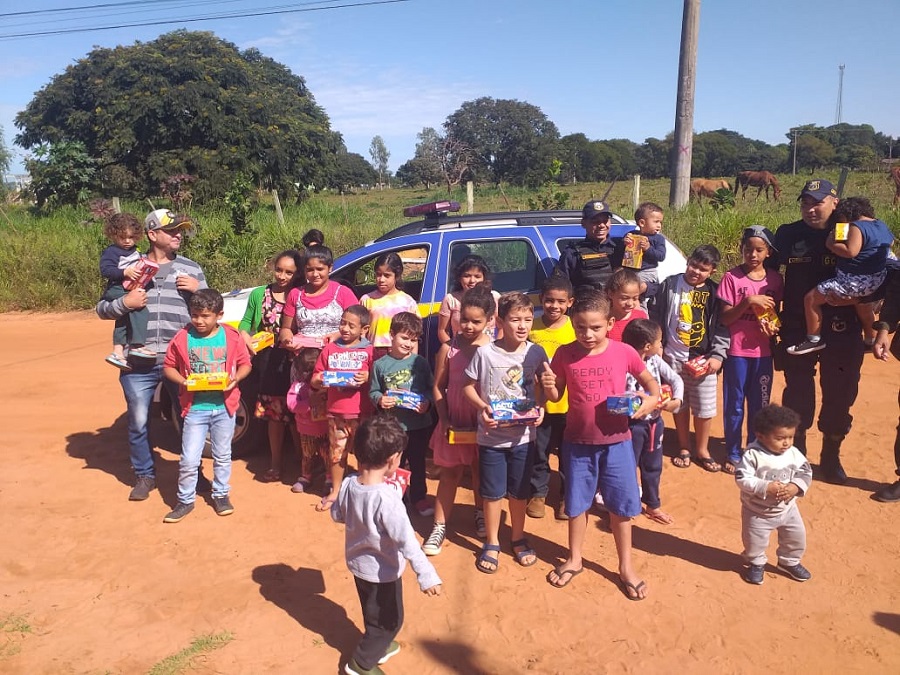 Crianças tiveram páscoa feliz com a GCM 