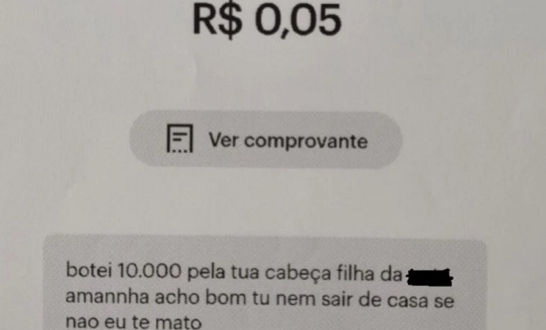 Militar usou PIX após ser bloqueado nas redes sociais 