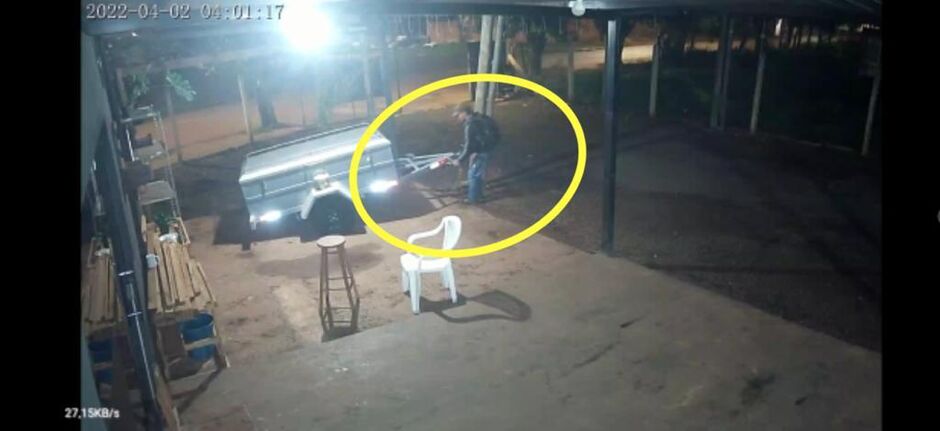 Carretinha foi furtada durante a madrugada