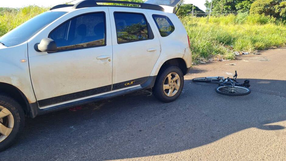 Ciclista foi atropelada a caminho do trabalho