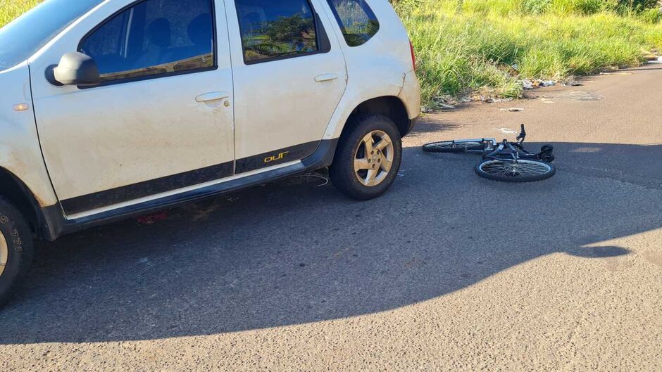 Ciclista foi atropelada a caminho do trabalho
