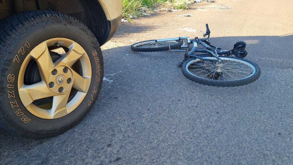 Ciclista foi atropelada a caminho do trabalho