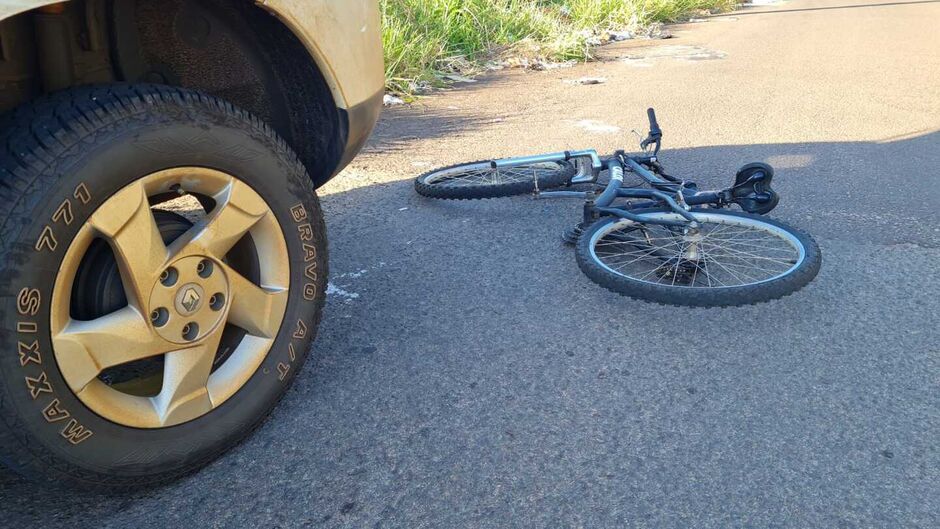 Ciclista foi atropelada a caminho do trabalho