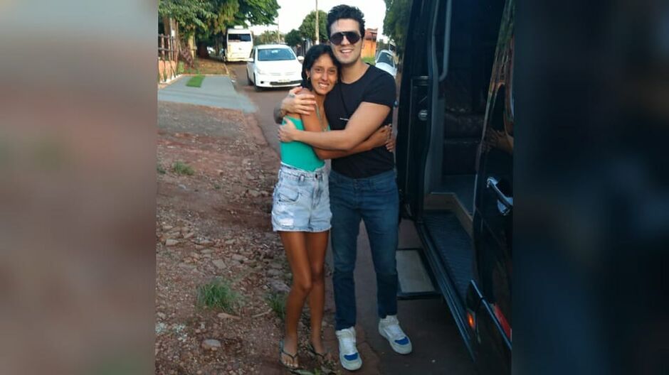 Para quem não imaginou viver esse sonho, Natalye concretizou de forma repentina ao tirar foto com Luan Santana