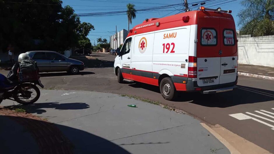 Pintor precisou de atendimento médico