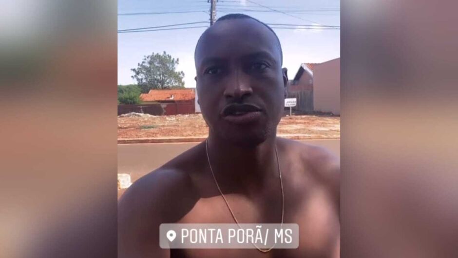 Thiaguinho publicou os vídeos em uma rede social