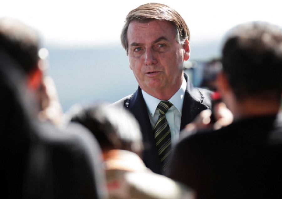 Bolsonaro conversou com apoiadores