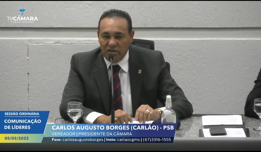 Vereador Carlão avisou vereadores que estão em pré-campanha
