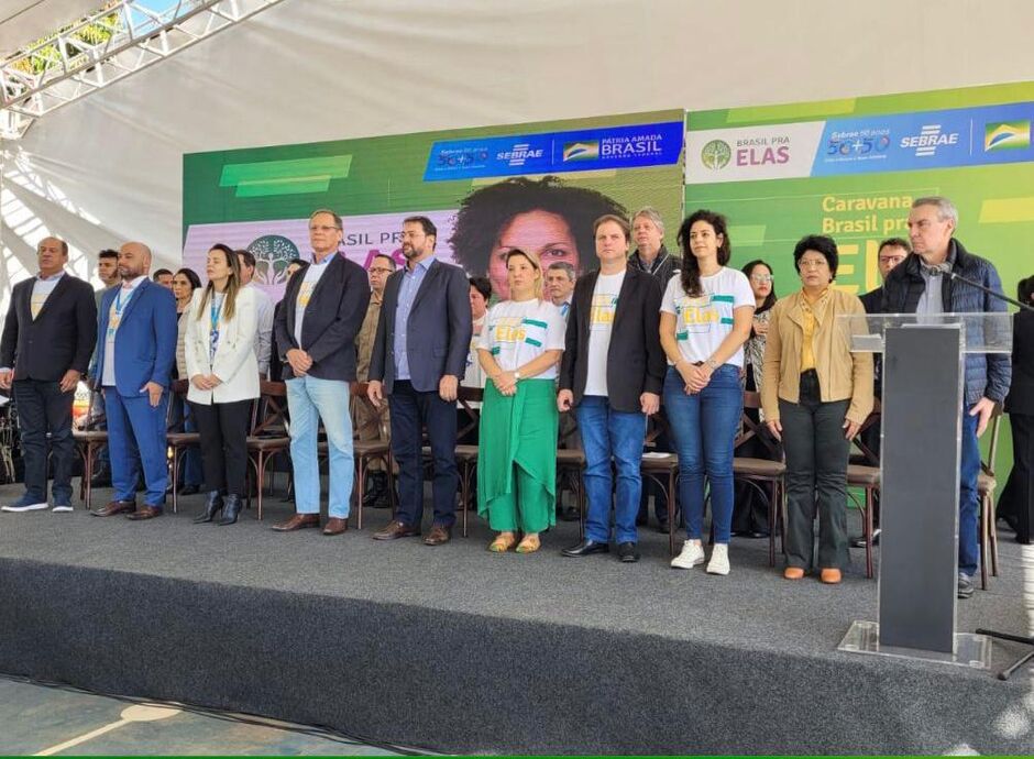 Representantes do Governo Federal, Sebrae, instituições do Sistema S e demais parceiros estiveram presentes na abertura do evento