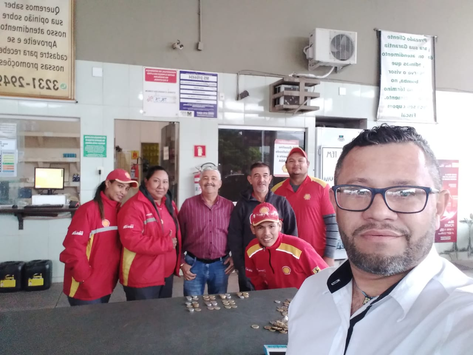 Representantes visitam postos de combustíveis de MS