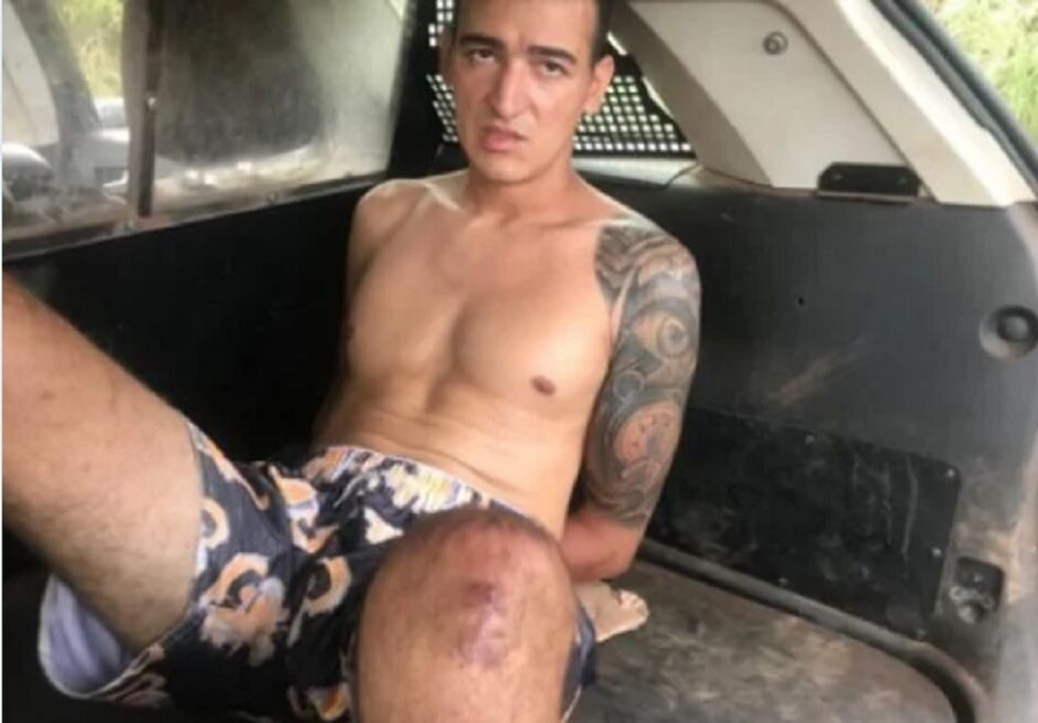 Ele foi preso após um cerco policial