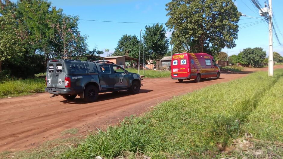 Militar foi encaminhado às pressas para a Santa Casa