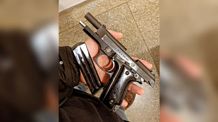 Arma usada para ameaçar mulher foi apreendida pela polícia