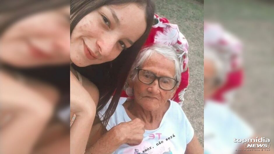 Jocyara com a avó