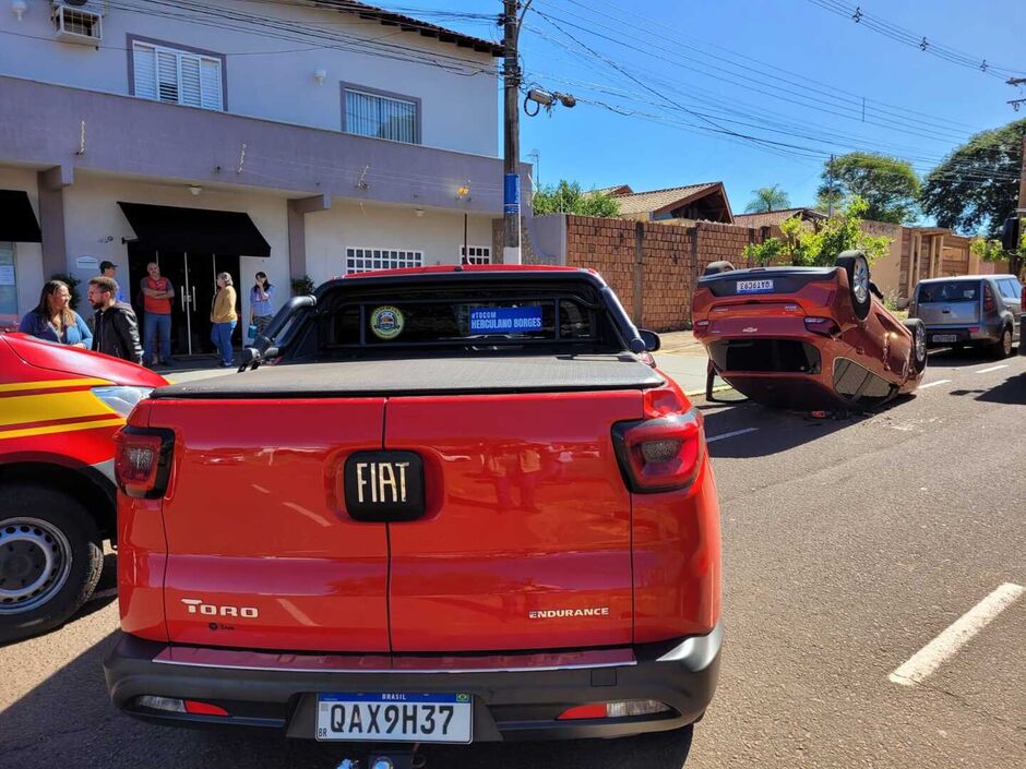 Acidente no bairro Coronel Antonino