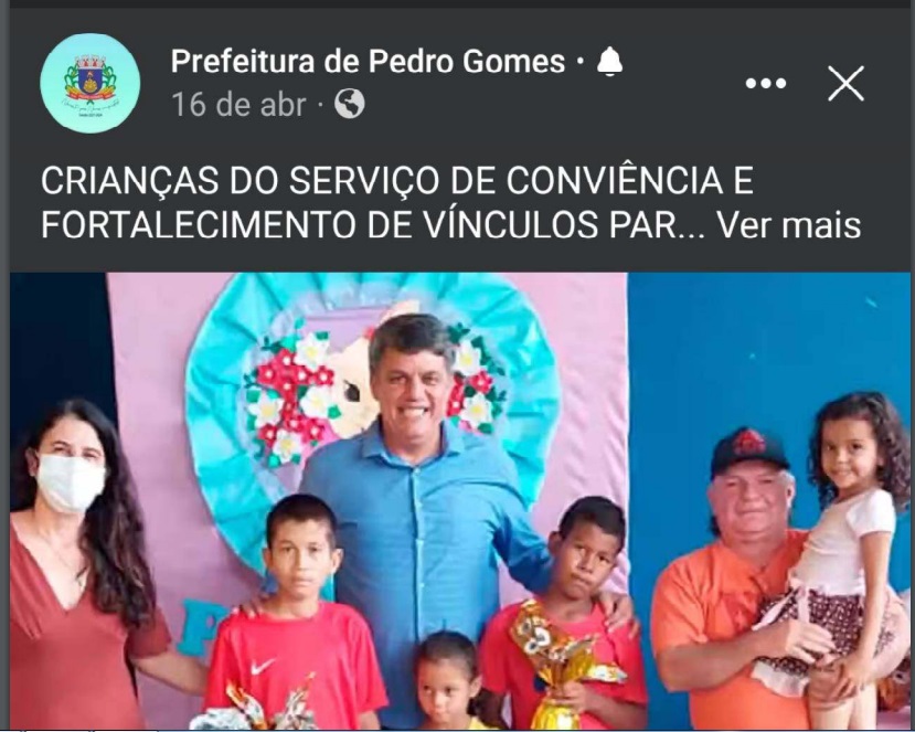 Prefeito de Pedro Gomes, Willian Fontoura é acusado de fazer promoção pessoal nas redes sociais do Executivo