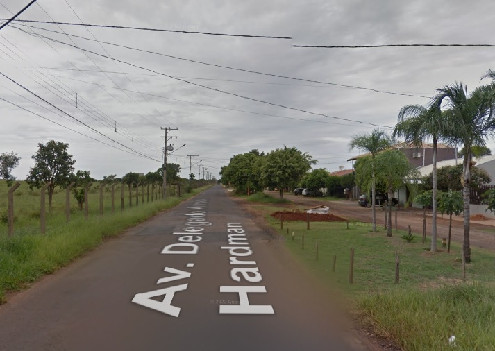 Rua onde o crime aconteceu