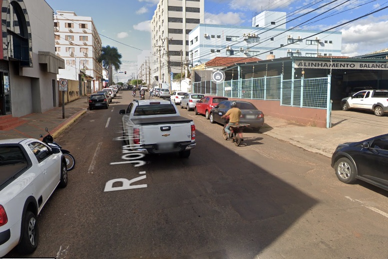 Rua onde o assalto aconteceu