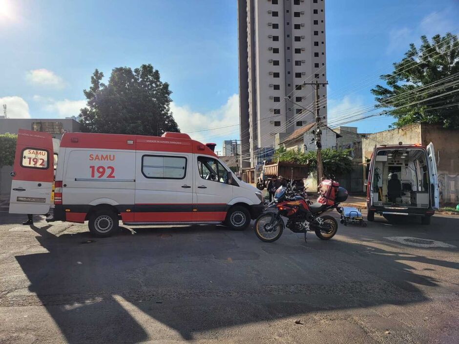 As vítimas foram socorridas pelo Corpo de Bombeiros 