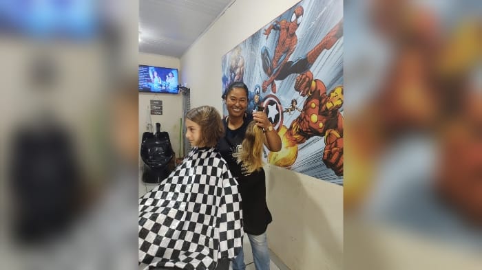 Cabelo foi doado ao Hospital de Amor de Barretos