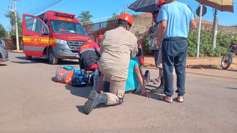 As vítimas foram socorridas pelo Corpo de Bombeiros 