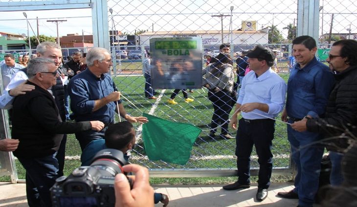 Governador Reinaldo Azambuja inaugurou obra em Maracaju