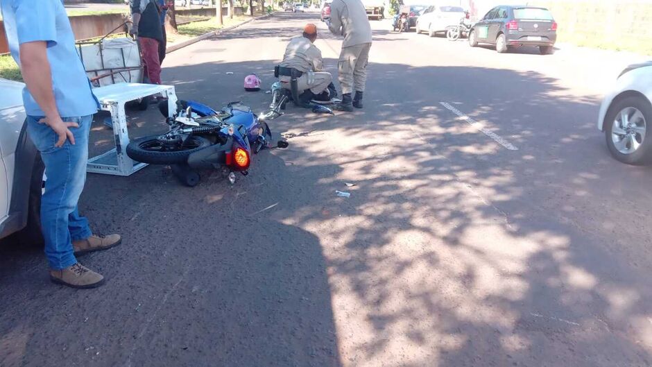O acidente aconteceu na Avenida Ernesto Geisel