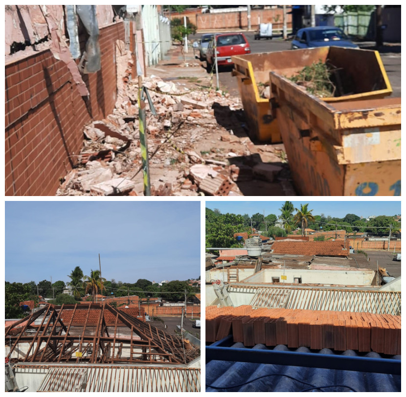 Proprietário começou a fazer reforma no imóvel