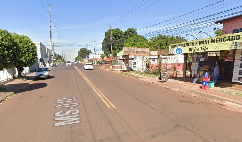 Rua onde o crime aconteceu